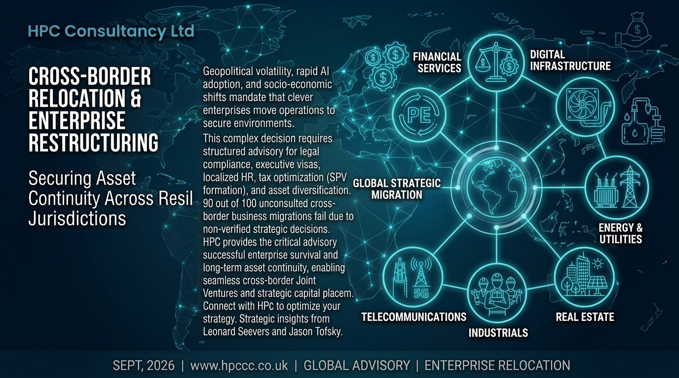 Strategic Business Relocation from United States and Cross Border Advisory