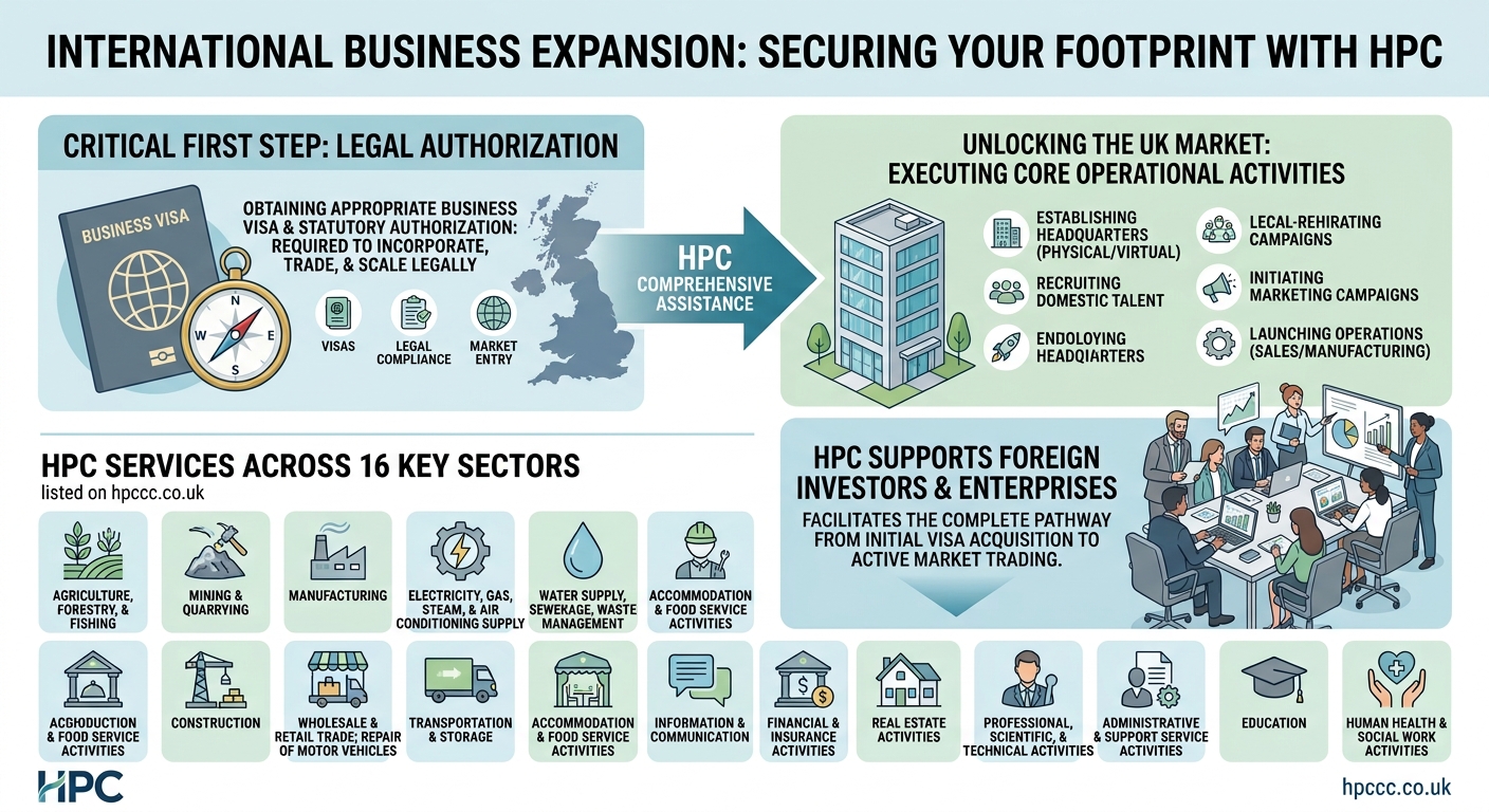 Establishing United States Business Operations and Securing Business Visa Compliance